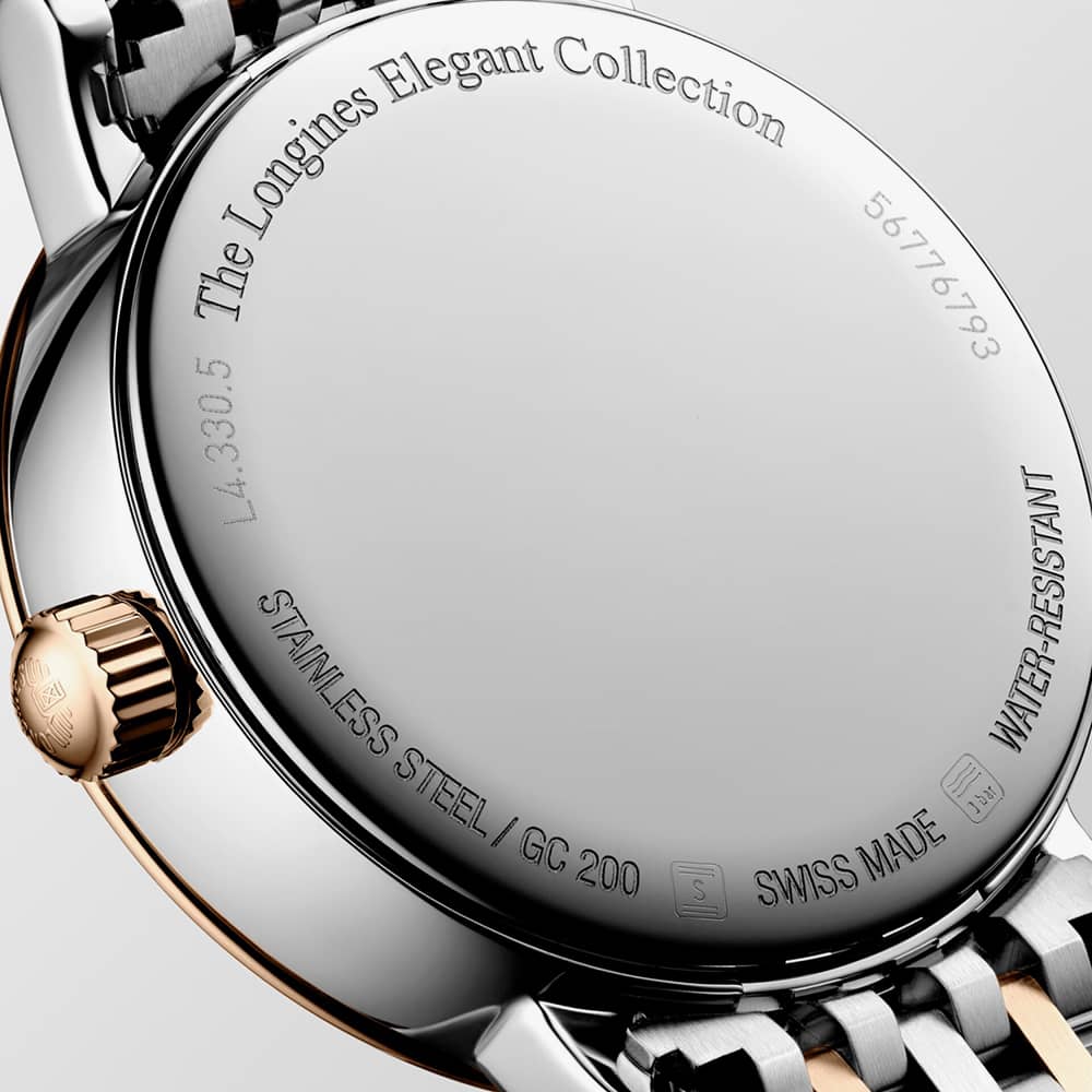 Elegant Two Colour Mother Of Pearl Diamond Watch