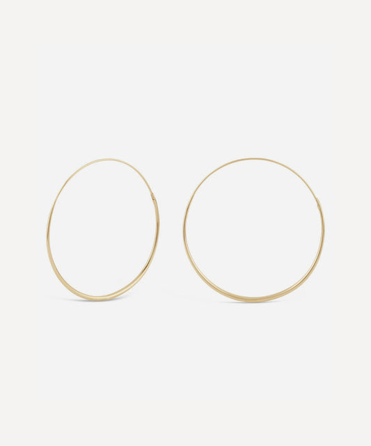 Dinny Hall 9ct Gold Queenie Hoop Earrings
