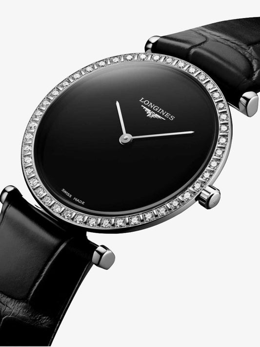 Ladies La Grande Classique Black Diamond Bezel Watch