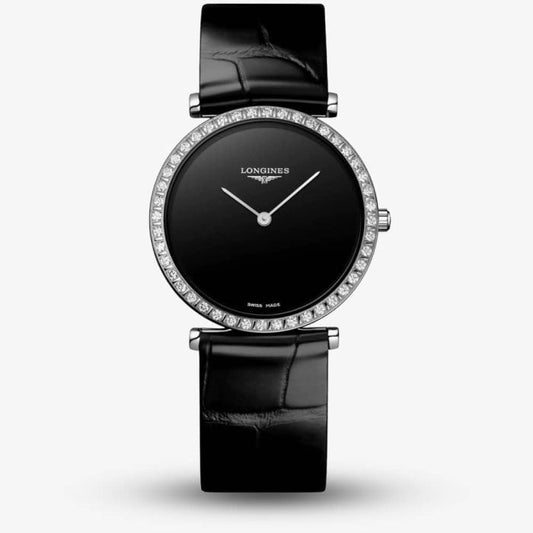 Ladies La Grande Classique Black Diamond Bezel Watch