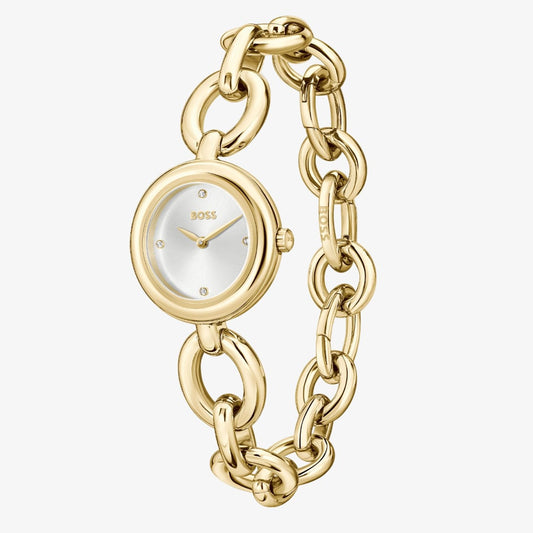 Ladies Live Gold Link Watch